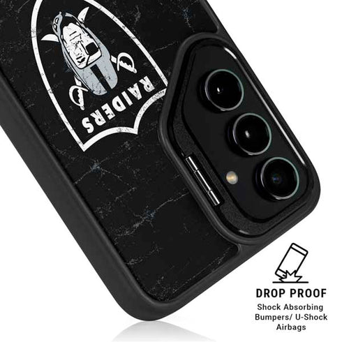 NFL Las Vegas Raiders Distressed Galaxy S26 Ultra Kickstand Case