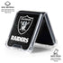 NFL Las Vegas Raiders Distressed Galaxy Z Flip6 Clear Case