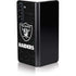 NFL Las Vegas Raiders Distressed Galaxy Z Fold5 5G Skin