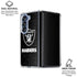 NFL Las Vegas Raiders Distressed Galaxy Z Fold6 Clear Case