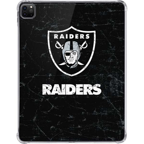 NFL Las Vegas Raiders Distressed iPad Pro 11in (2024) Clear Case