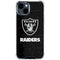 NFL Las Vegas Raiders Distressed iPhone 15 Clear Case