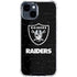 NFL Las Vegas Raiders Distressed iPhone 15 Clear Case