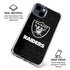 NFL Las Vegas Raiders Distressed iPhone 15 Clear Case