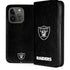 NFL Las Vegas Raiders Distressed iPhone 15 Pro Folio Case