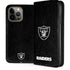 NFL Las Vegas Raiders Distressed iPhone 15 Pro Max Folio Case