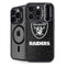 NFL Las Vegas Raiders Distressed iPhone 15 Pro Max Kickstand Case