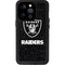 NFL Las Vegas Raiders Distressed iPhone 15 Pro Waterproof Case