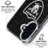 NFL Las Vegas Raiders Distressed iPhone 16 Clear Case