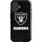NFL Las Vegas Raiders Distressed iPhone 16 Plus Impact Case