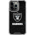 NFL Las Vegas Raiders Distressed iPhone 16 Pro Clear Case