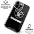 NFL Las Vegas Raiders Distressed iPhone 16 Pro Clear Case