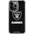 NFL Las Vegas Raiders Distressed iPhone 16 Pro Max Clear Case