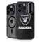NFL Las Vegas Raiders Distressed iPhone 16 Pro Max Kickstand Case
