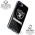NFL Las Vegas Raiders Distressed iPhone 16e Clear Case