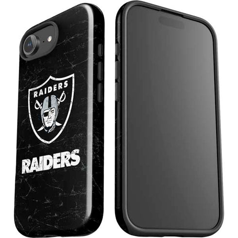 NFL Las Vegas Raiders Distressed iPhone 16e Impact Case