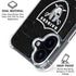 NFL Las Vegas Raiders Distressed iPhone 17 Clear Case
