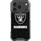 NFL Las Vegas Raiders Distressed iPhone 18 Pro Clear Case