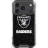 NFL Las Vegas Raiders Distressed iPhone 18 Pro Clear Case