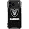 NFL Las Vegas Raiders Distressed iPhone 18 Pro Max Clear Case