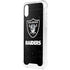 NFL Las Vegas Raiders Distressed iPhone XS Clear Case