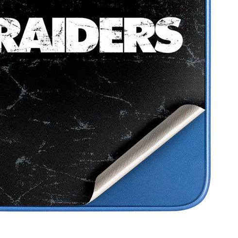 NFL Las Vegas Raiders Distressed Moto G Play 4G (2024) Skin