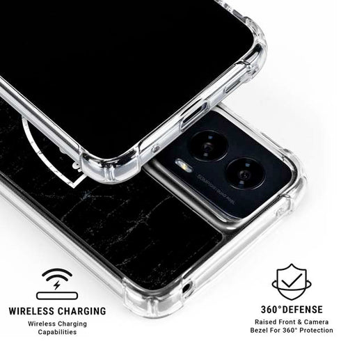 NFL Las Vegas Raiders Distressed Moto G Power 5G (2024) Clear Case