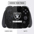 NFL Las Vegas Raiders Distressed Nintendo Switch Bundle Skin
