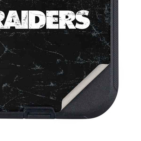 NFL Las Vegas Raiders Distressed Otterbox Defender iPhone Skin