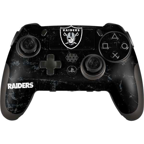 NFL Las Vegas Raiders Distressed PlayStation Scuf Vantage 2 Controller Skin