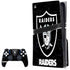 NFL Las Vegas Raiders Distressed PlayStation PS5 Skins