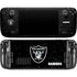 NFL Las Vegas Raiders Distressed Steam Deck Handheld Gaming Computer OLED Skin