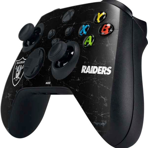 NFL Las Vegas Raiders Distressed Xbox Series X Controller Skin
