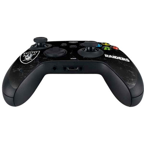 NFL Las Vegas Raiders Distressed Xbox Series X Controller Skin