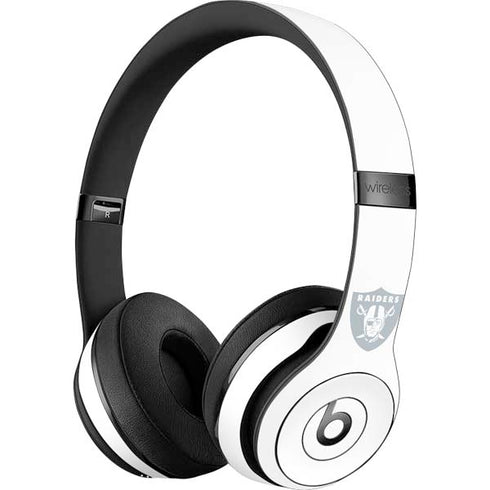 NFL Las Vegas Raiders Double Vision Beats Solo 3 Wireless Skin
