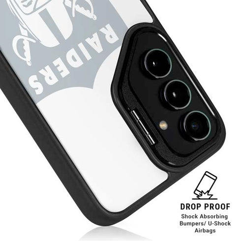 NFL Las Vegas Raiders Double Vision Galaxy S24 FE Kickstand Case