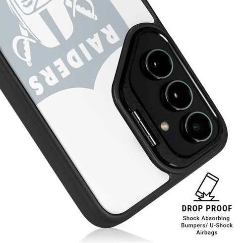 NFL Las Vegas Raiders Double Vision Galaxy S25 Kickstand Case