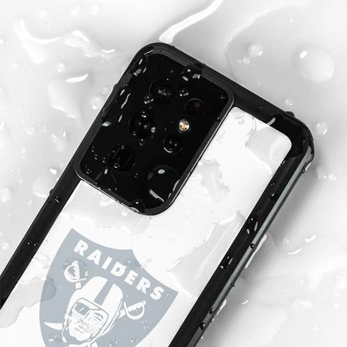 NFL Las Vegas Raiders Double Vision Galaxy S24 Ultra Waterproof Case