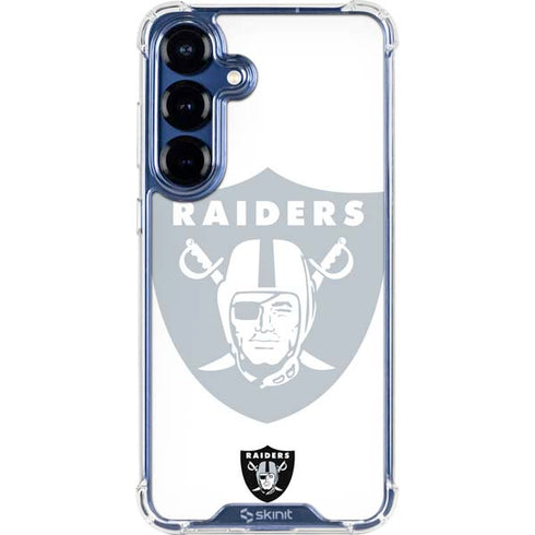 NFL Las Vegas Raiders Double Vision Galaxy S25 Plus Clear Case