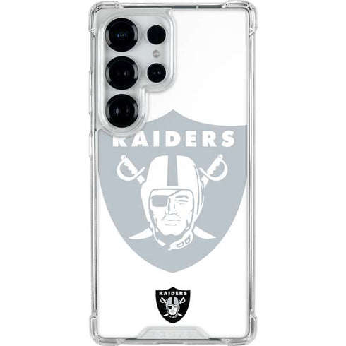 NFL Las Vegas Raiders Double Vision Galaxy S25 Ultra Clear Case