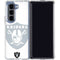 NFL Las Vegas Raiders Double Vision Galaxy Z Fold5 5G Clear Case