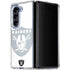 NFL Las Vegas Raiders Double Vision Galaxy Z Fold5 5G Clear Case