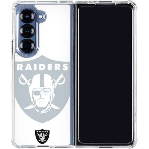 NFL Las Vegas Raiders Double Vision Galaxy Z Fold6 Clear Case