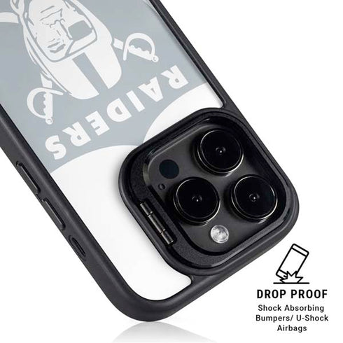 NFL Las Vegas Raiders Double Vision iPhone 14 Pro Max Kickstand Case