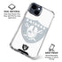 NFL Las Vegas Raiders Double Vision iPhone 15 Clear Case