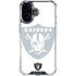 NFL Las Vegas Raiders Double Vision iPhone 16 Clear Case