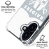 NFL Las Vegas Raiders Double Vision iPhone 16 Clear Case