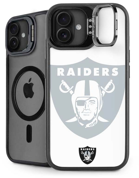 NFL Las Vegas Raiders Double Vision iPhone 16 Plus Kickstand Case
