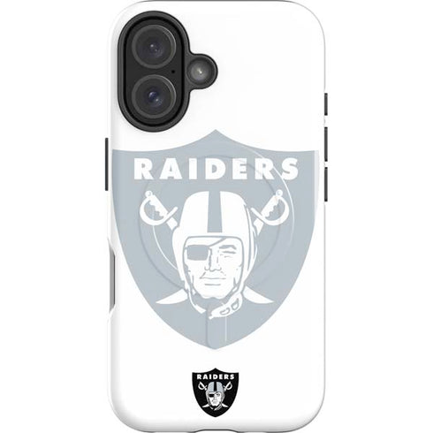 NFL Las Vegas Raiders Double Vision iPhone 16 Plus Magsafe Impact Case