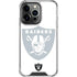 NFL Las Vegas Raiders Double Vision iPhone 16 Pro Max Clear Case